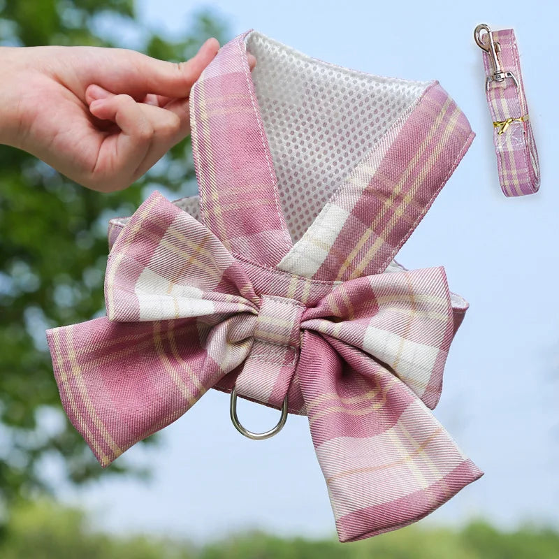 Sweet Bow-knot Pet Harness-13