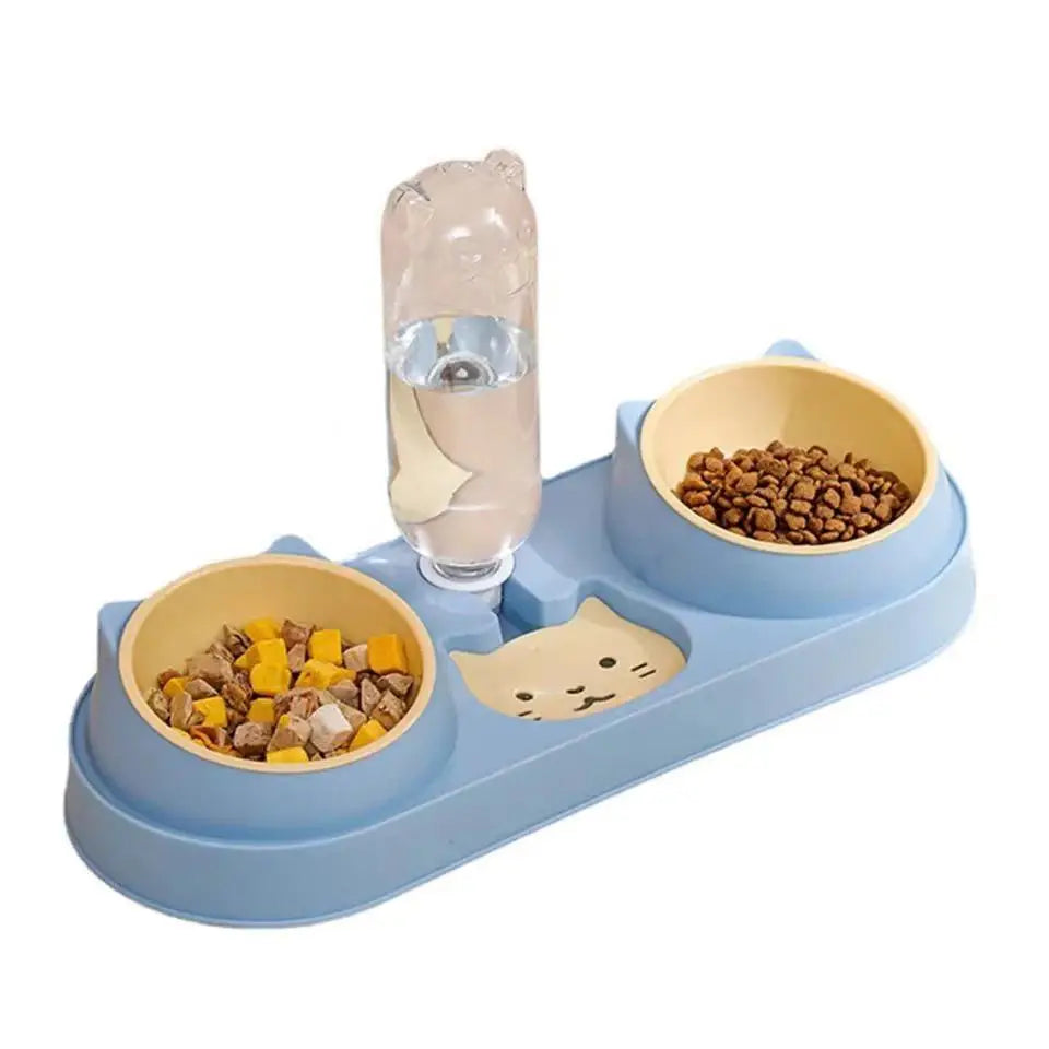 Automatic Cat Food & Water Feeder-5
