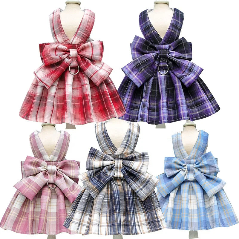 Sweet Bow-knot Pet Harness-0