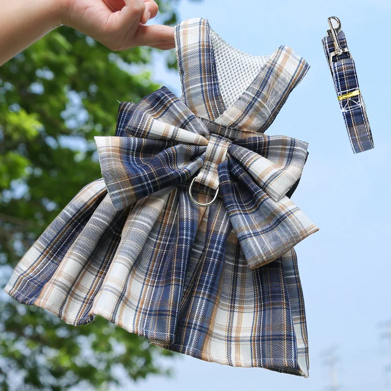 Sweet Bow-knot Pet Harness-8
