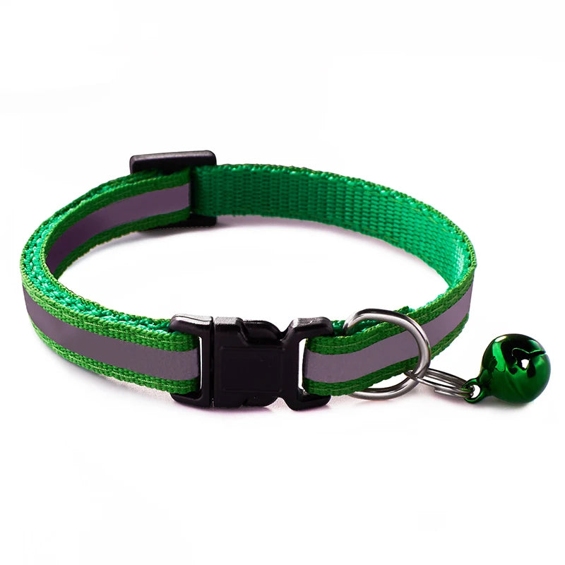 Reflective Striped Pet Collar-16