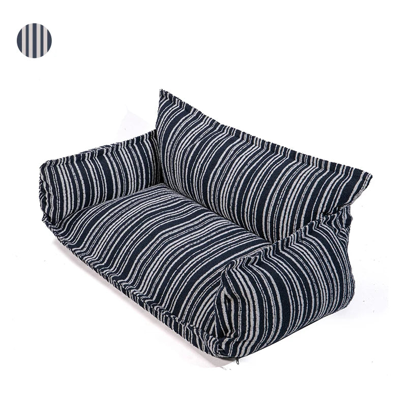 Luxury Chenille Dog Sofa Bed-6