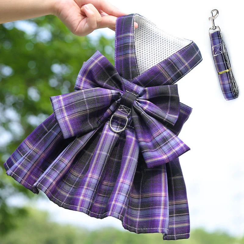 Sweet Bow-knot Pet Harness-7
