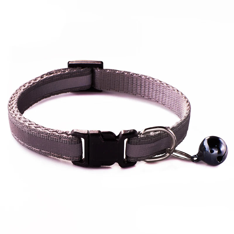 Reflective Striped Pet Collar-9
