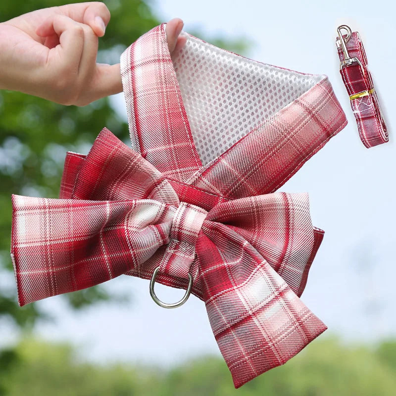 Sweet Bow-knot Pet Harness-15