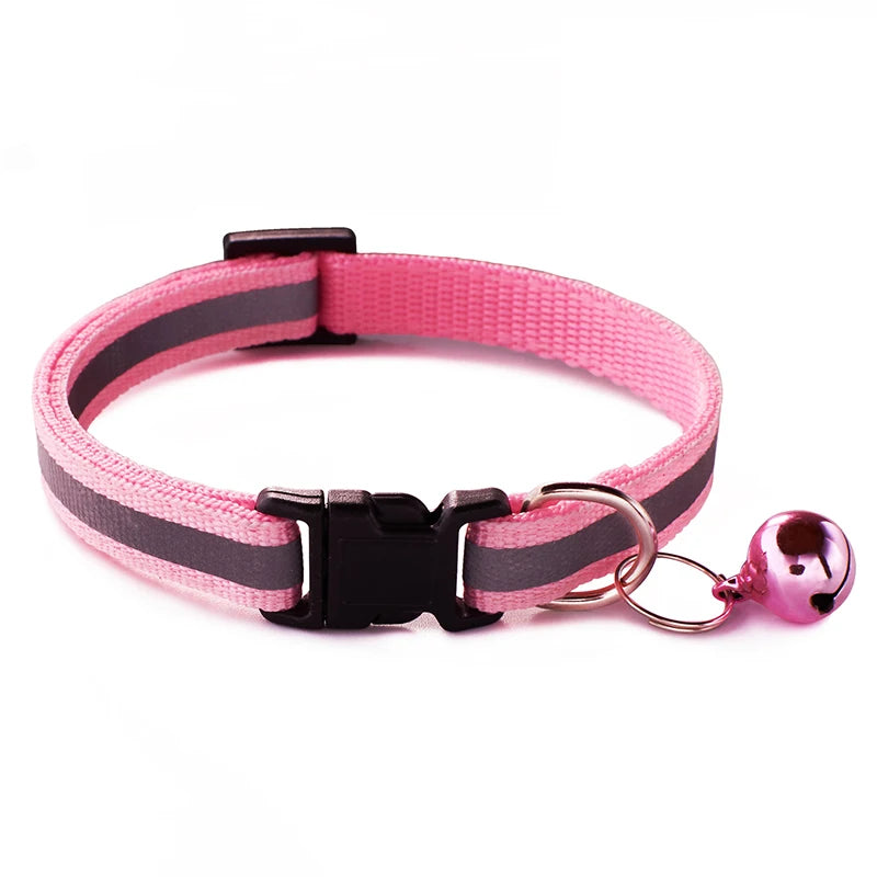 Reflective Striped Pet Collar-22