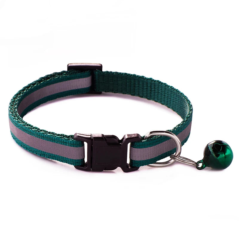 Reflective Striped Pet Collar-15