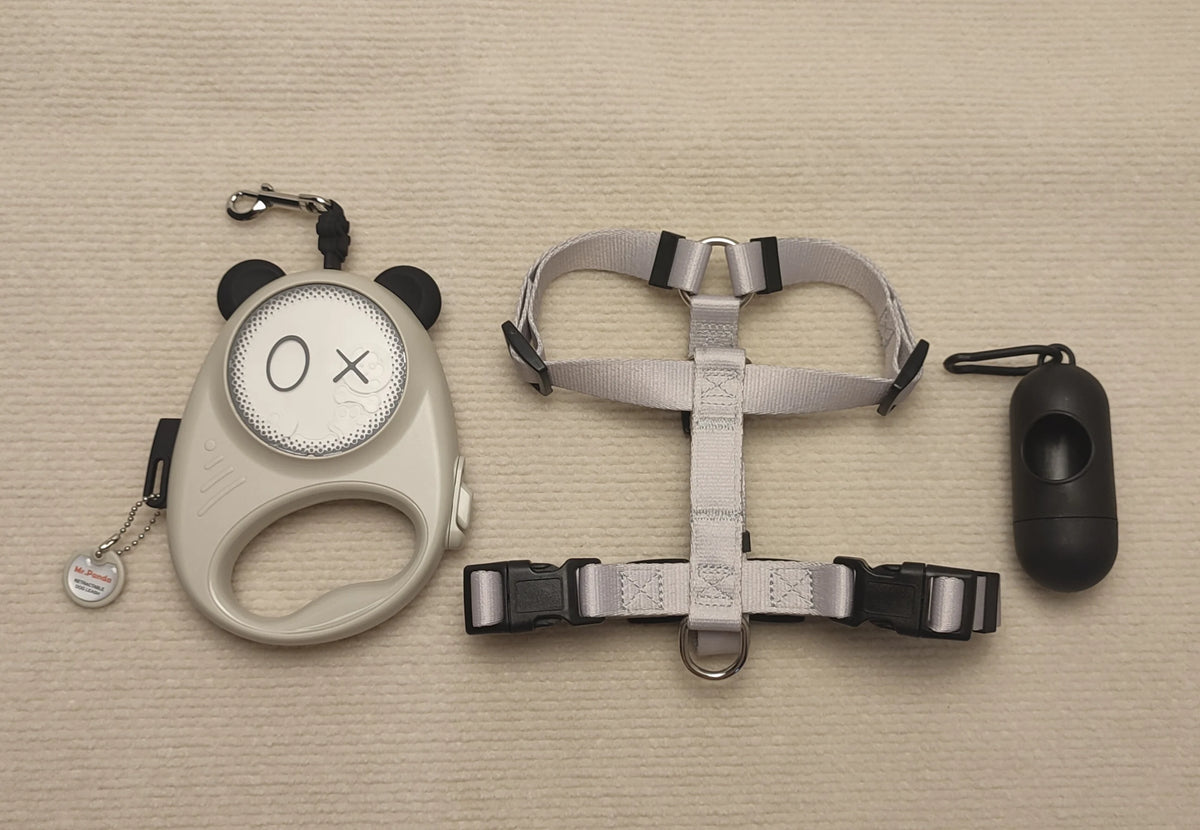 Retractable Dog Leash & Harness Set-5