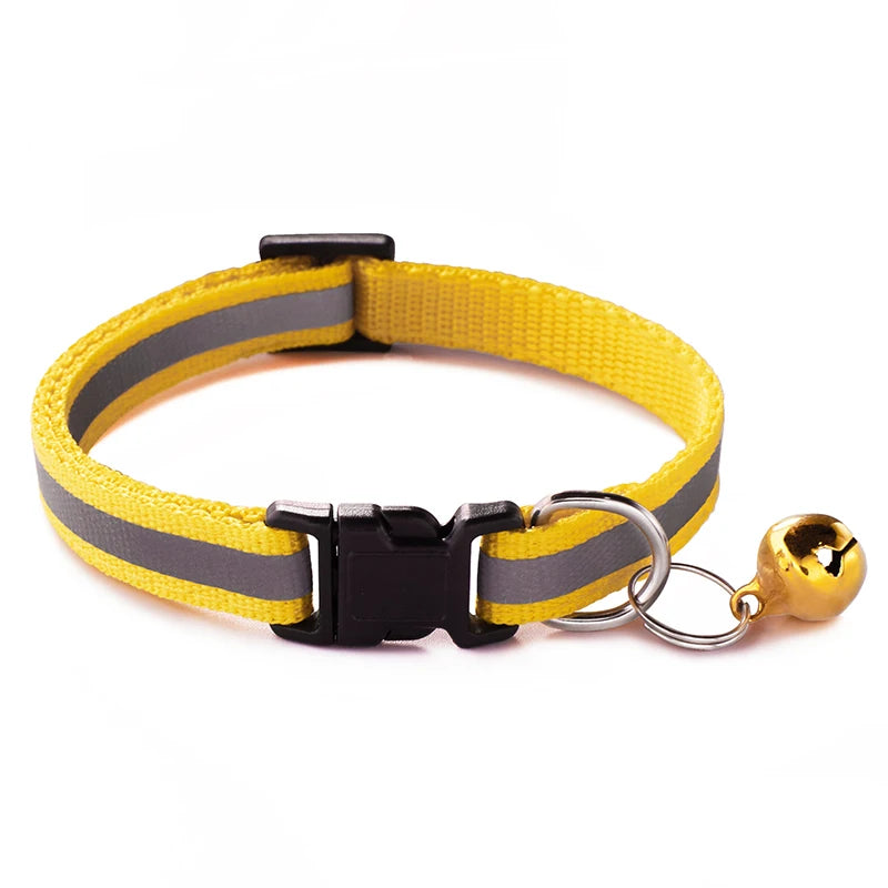 Reflective Striped Pet Collar-20