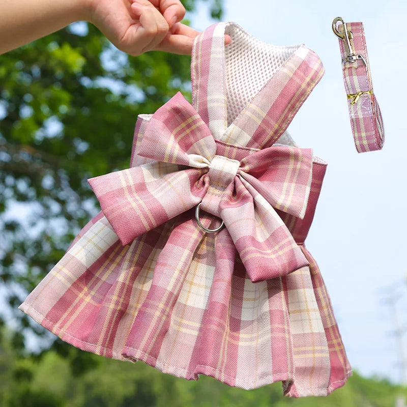 Sweet Bow-knot Pet Harness-14