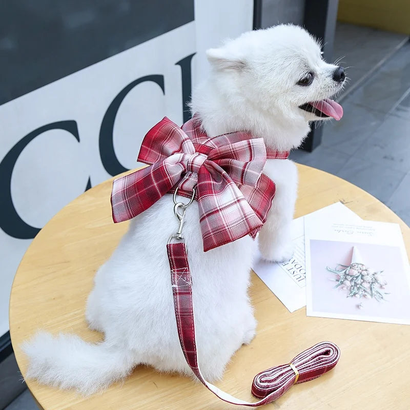 Sweet Bow-knot Pet Harness-3