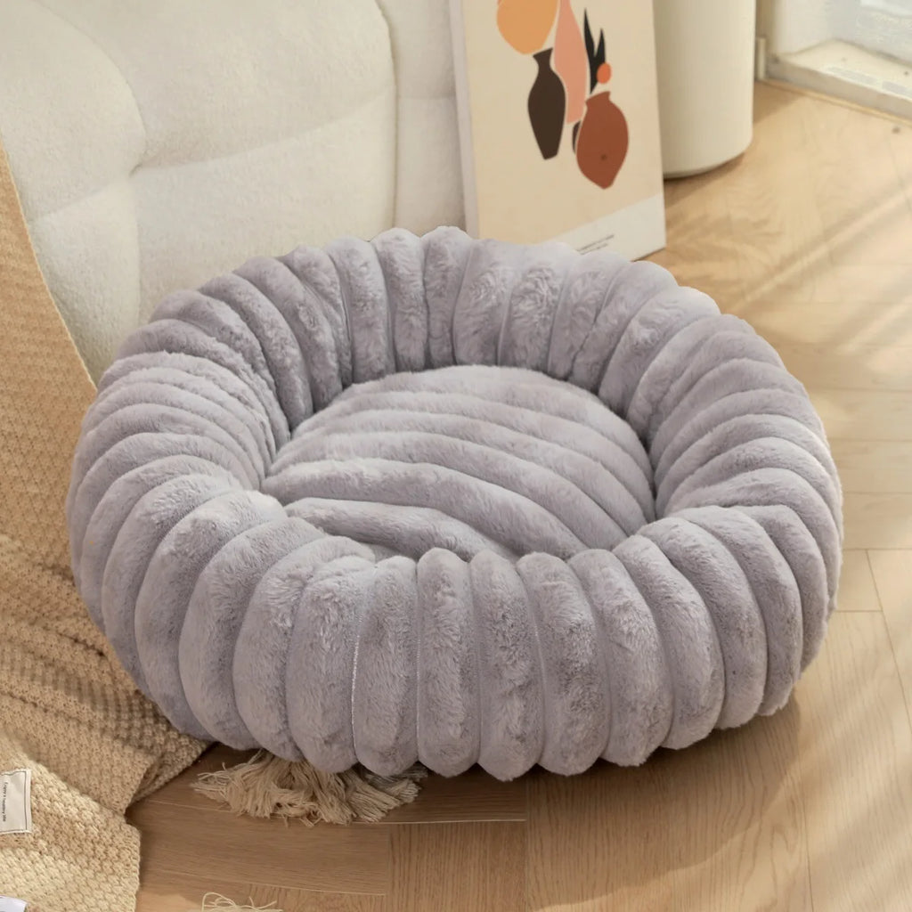 Soft Round Pillow Pet Bed-15
