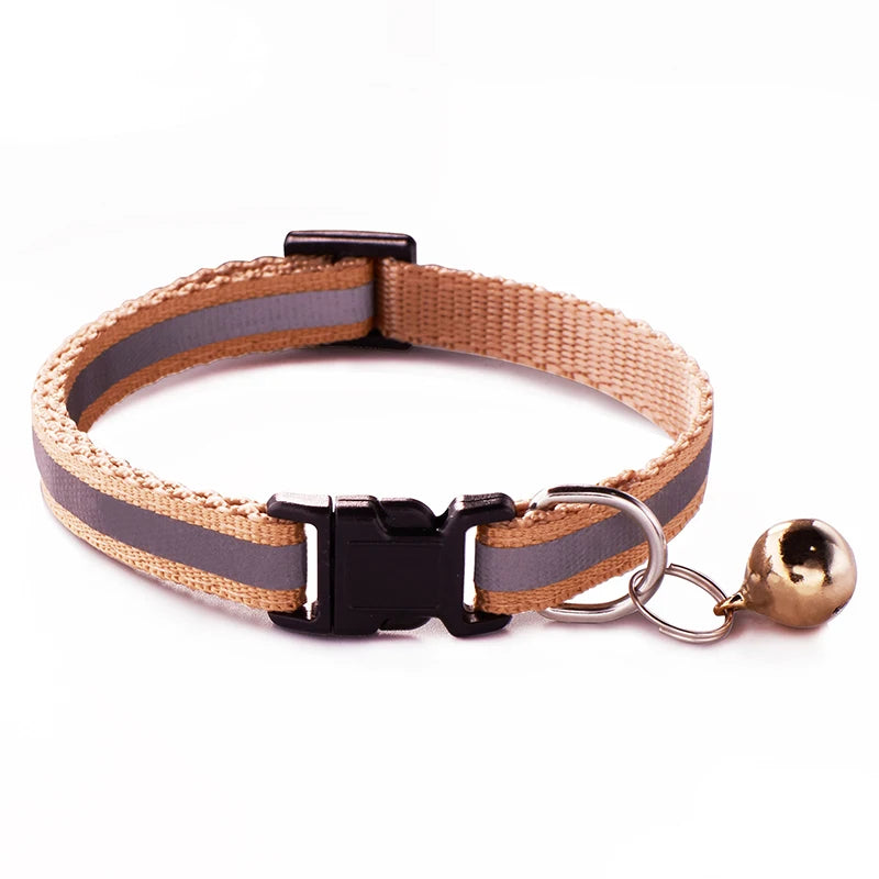 Reflective Striped Pet Collar-19