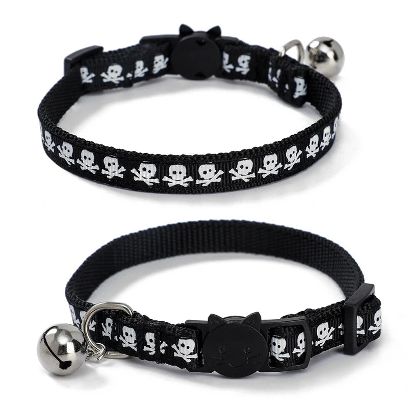 Adjustable Cat Paw Print Pet Collar-6
