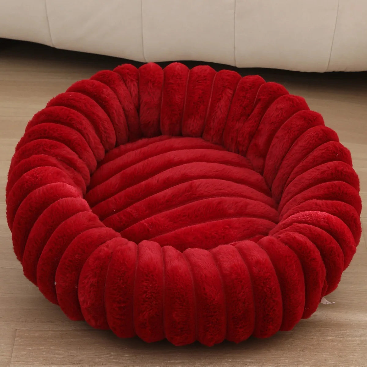 Soft Round Pillow Pet Bed-11