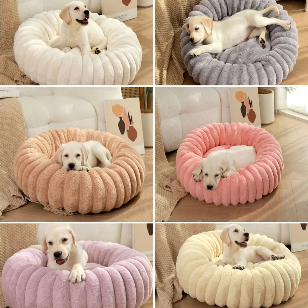 Soft Round Pillow Pet Bed-2