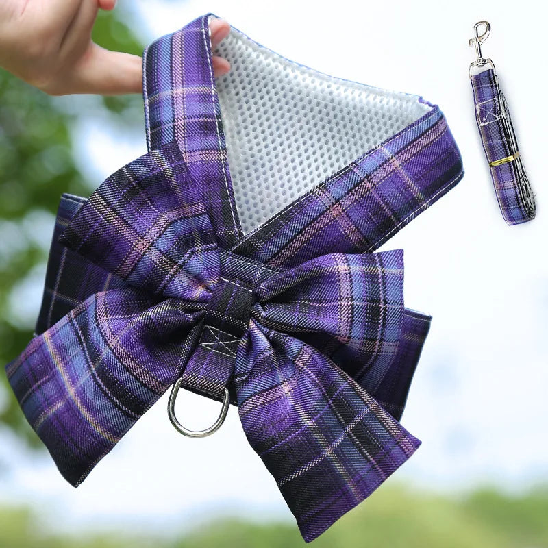 Sweet Bow-knot Pet Harness-10