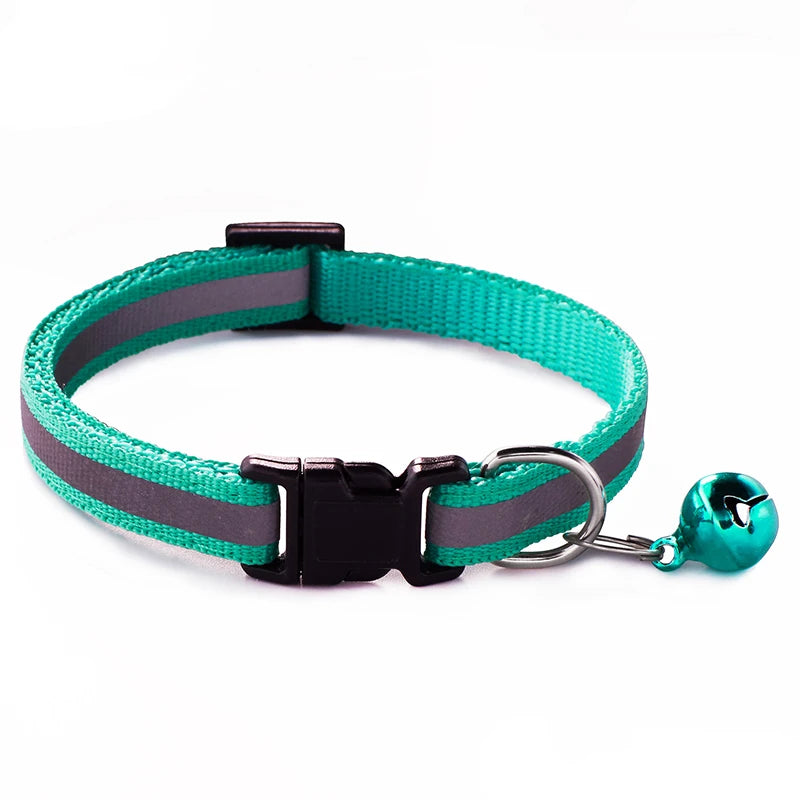 Reflective Striped Pet Collar-14