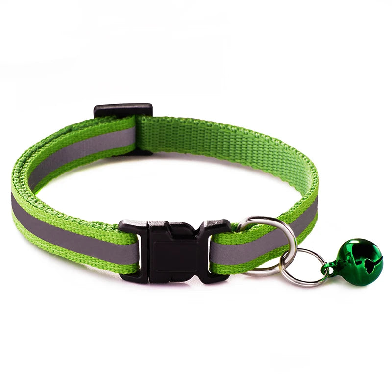 Reflective Striped Pet Collar-17