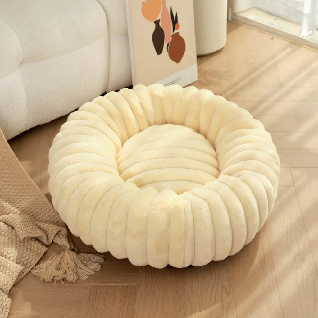Soft Round Pillow Pet Bed-8