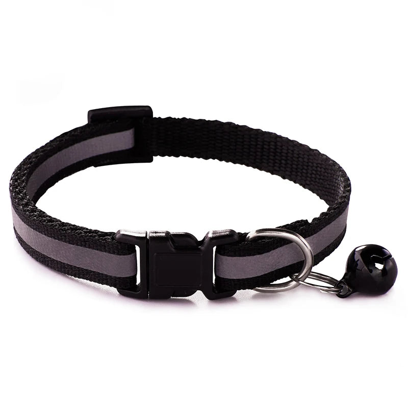 Reflective Striped Pet Collar-8