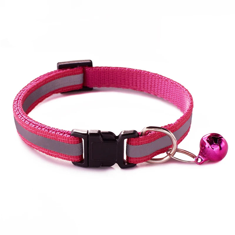 Reflective Striped Pet Collar-23
