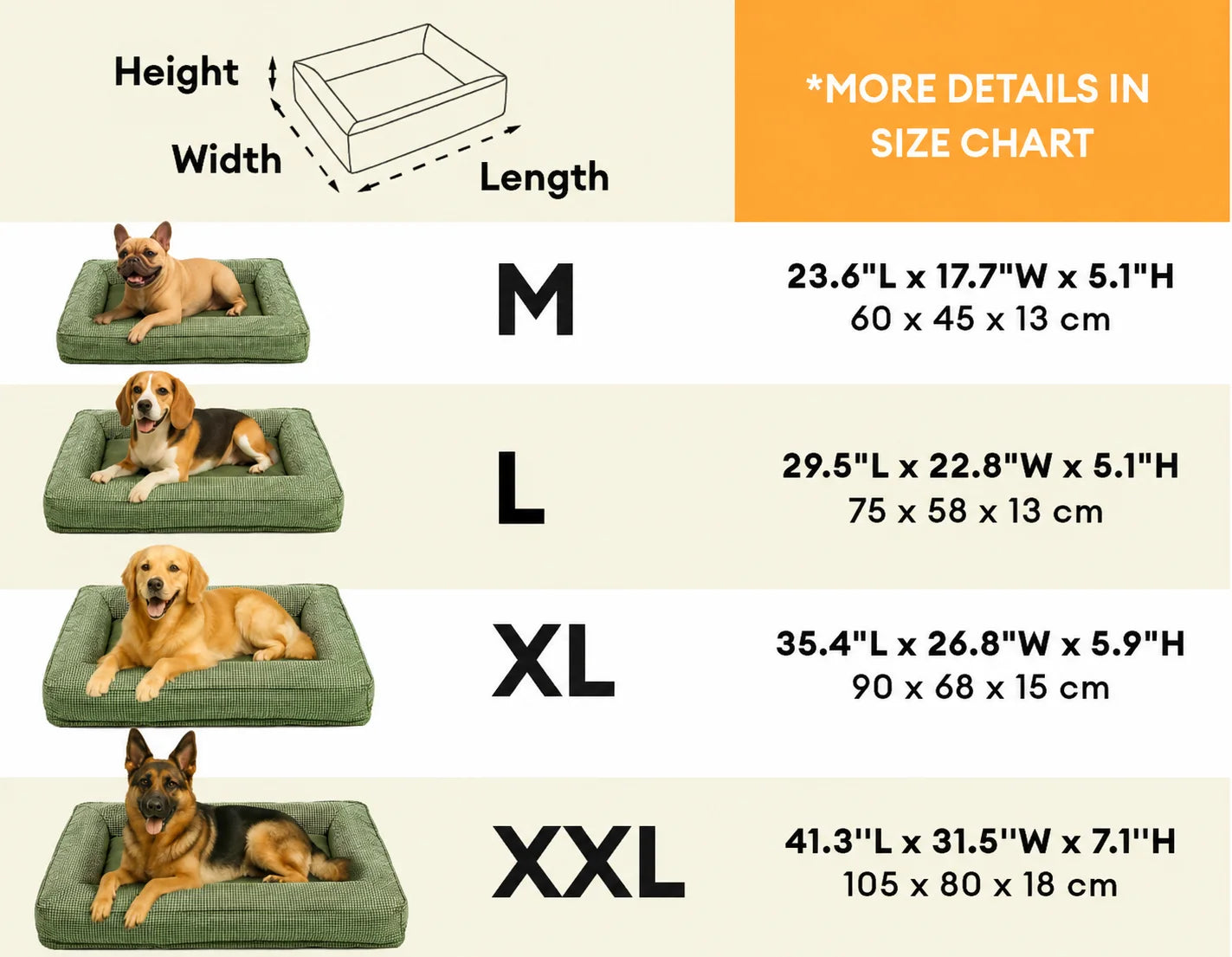 Waterproof Orthopedic Dog Bed-5