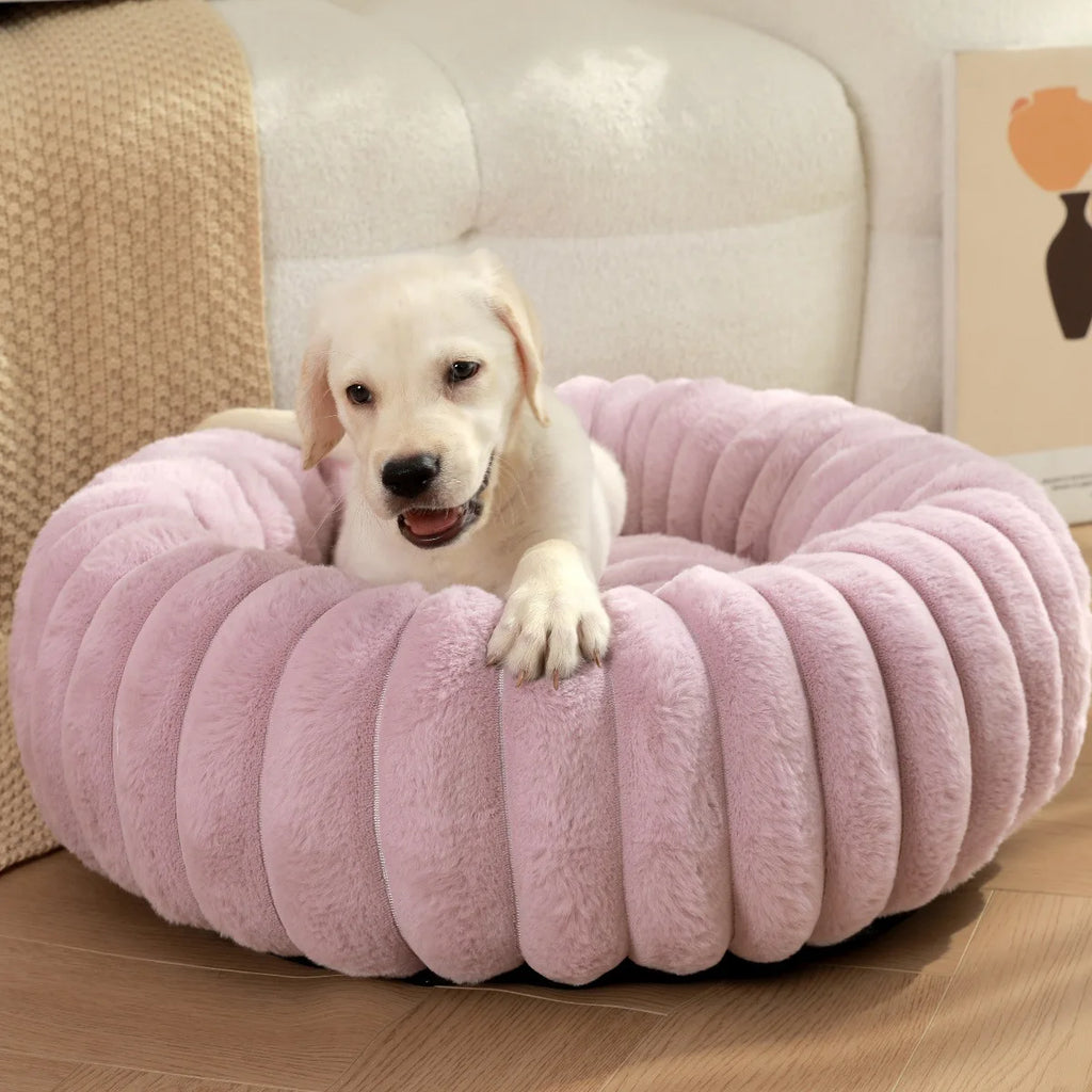 Soft Round Pillow Pet Bed-1