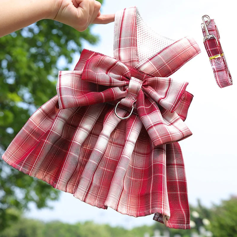Sweet Bow-knot Pet Harness-6