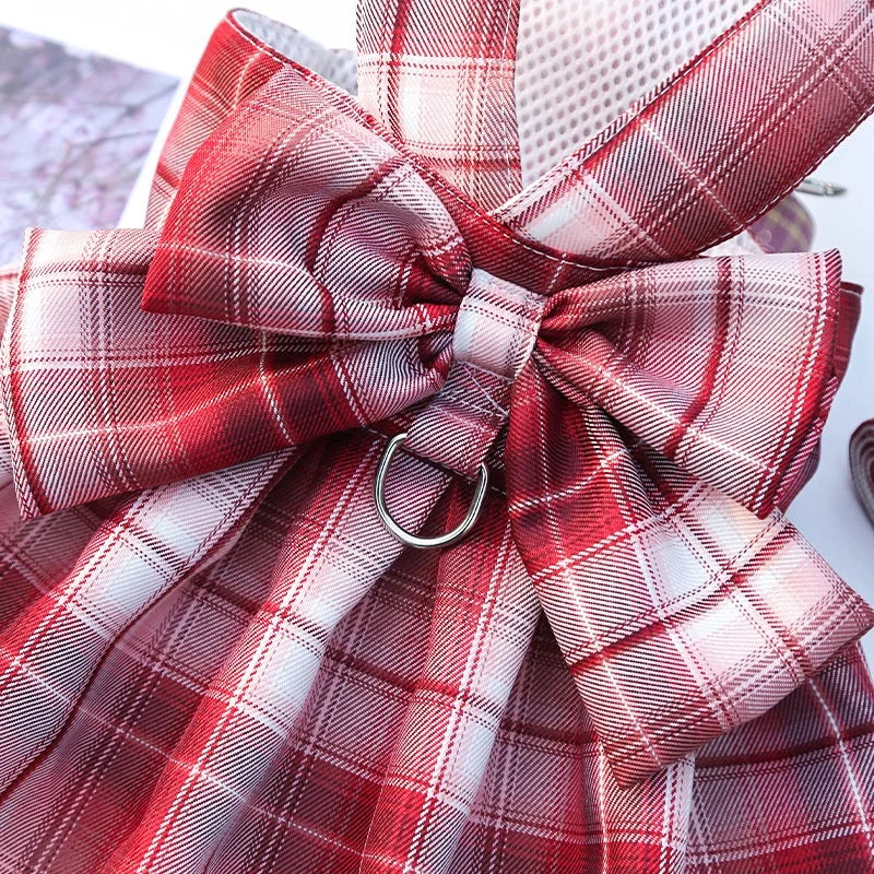 Sweet Bow-knot Pet Harness-2