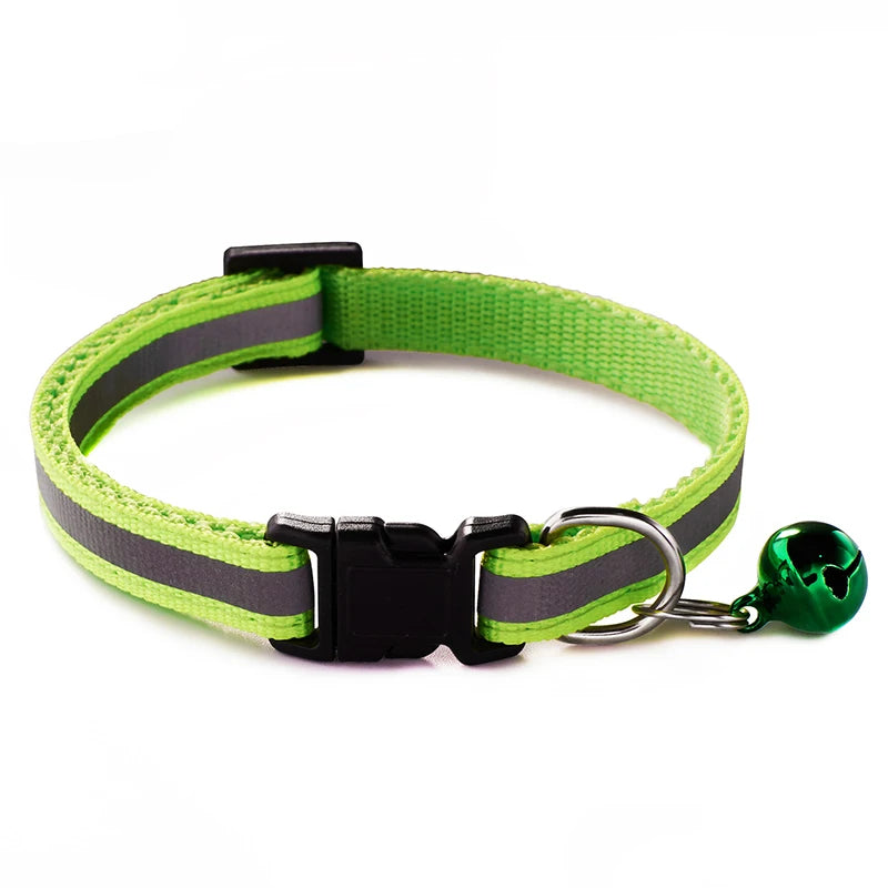 Reflective Striped Pet Collar-18