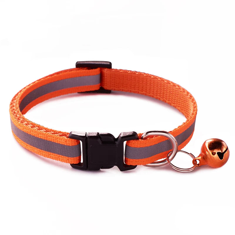 Reflective Striped Pet Collar-21