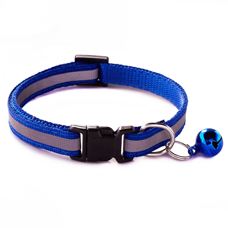 Reflective Striped Pet Collar-12